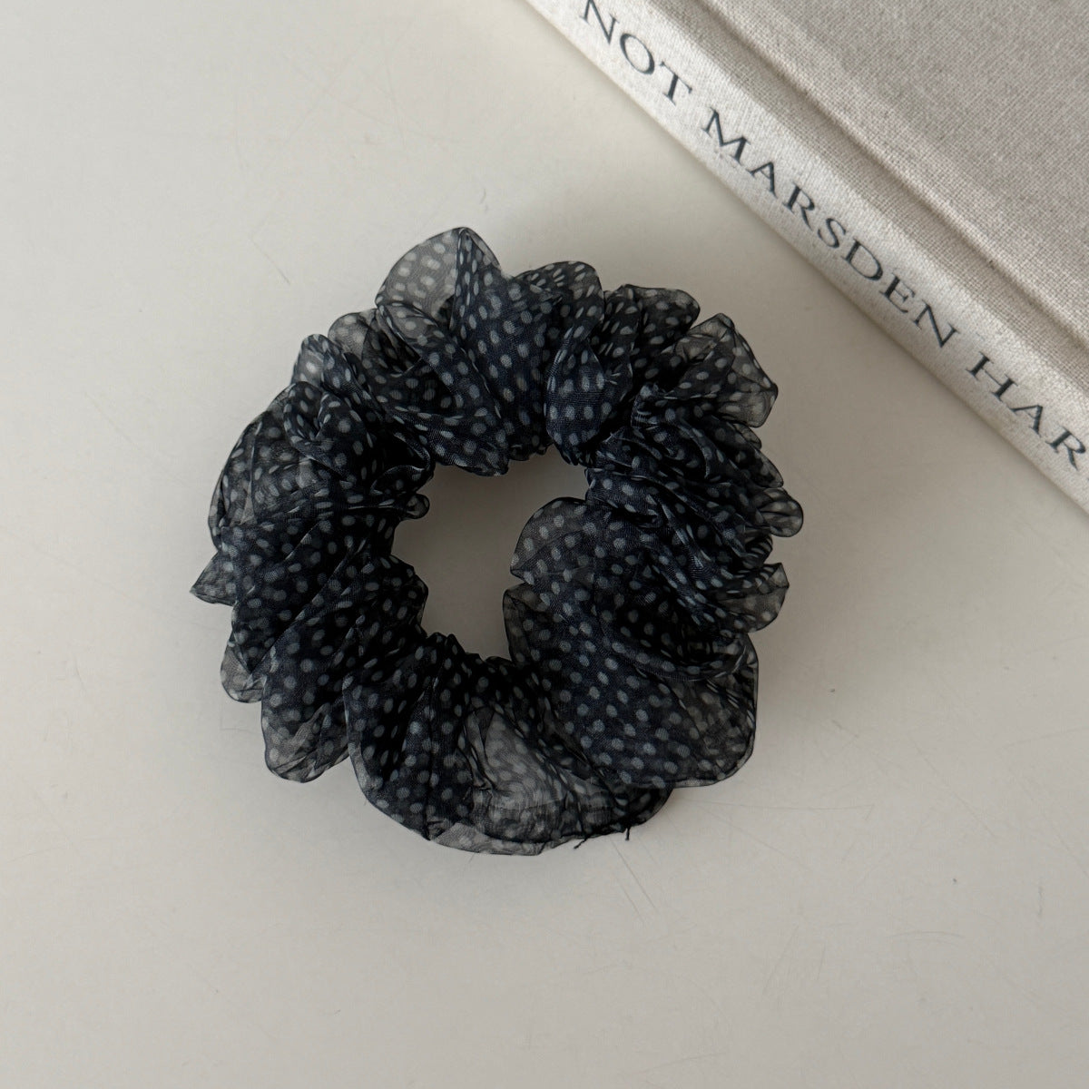 Multicolor Ruffle Edge Leopard Mesh Scrunchies MK2BW6W6HSR39