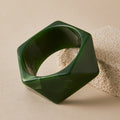 Vintage Geometric Resin Bangle - DippedShop Wholesale - #9555