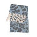 Fringed Leopard Print Scarf - DippedShop Wholesale - #6755