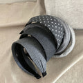Stylish Floral Print Knit Wide Headband MK2SPM6W6HBD09