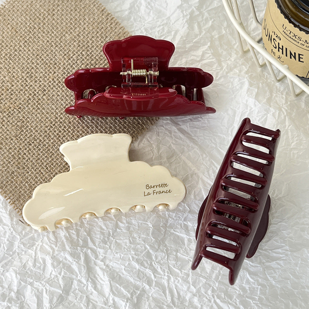 Vintage Scalloped Hair Claw - DippedShop Wholesale - #2659