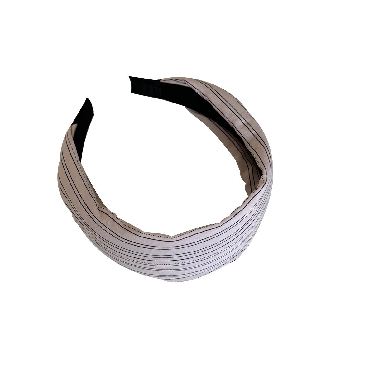 Fashion Striped Color Block Fabric Wide Headband 6W6HBD301
