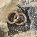 Simple Solid Color Pearl High Elastic Scrunchies 6W6HSR517