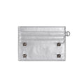 Minimalist Solid Color Metal Rivet Mini Wallet 6S10BWB135