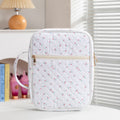 Sweet Bowknot Print Quilt Shell Cosmetic Bag 6S5CO100