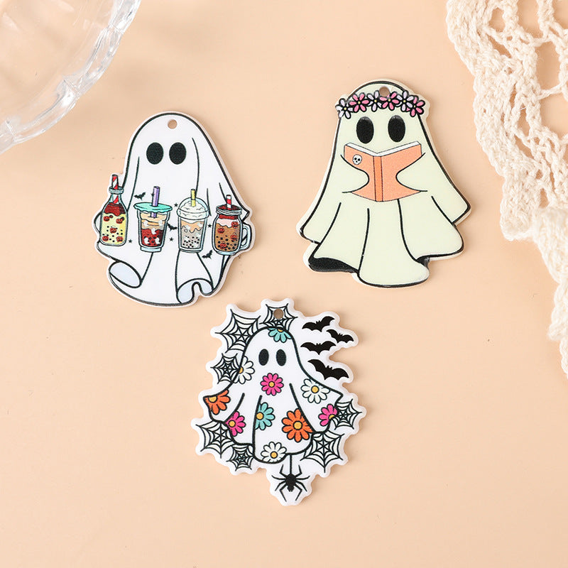 10+ Cute Cartoon Ghost Halloween Accessories DPJPA2718