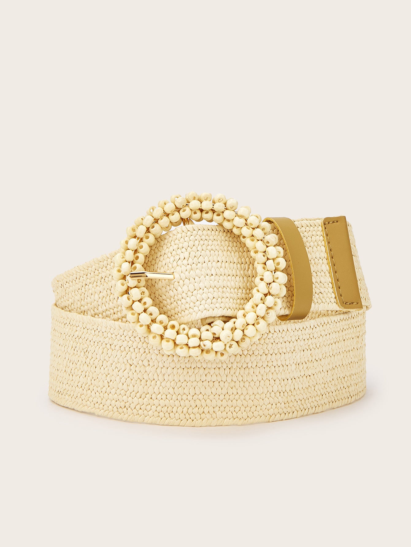 Boho Straw Woven Elastic Waist - DippedShop Wholesale - #4691
