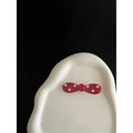 Vintage Polka Dots Bow Knot Side Hair Clip 8AS6HCP348L