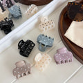 Cute Polka Dot Mini Square Hair Claw 6W6HCP1627