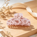 Boho Style Paisley Print Acrylic Hair Clip 6W6HCP1630