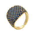 Colorful Sparkly Rhinestone Open Adjustable Ring 6W6JRG295