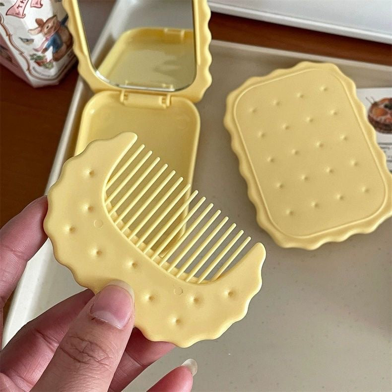Creative Cookies Shape Rotate Double Makeup Mirror MK2PPFN6CT5MR49