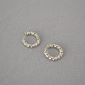 Dough Twist Hoop Earrings - DippedShop Wholesale - #6499