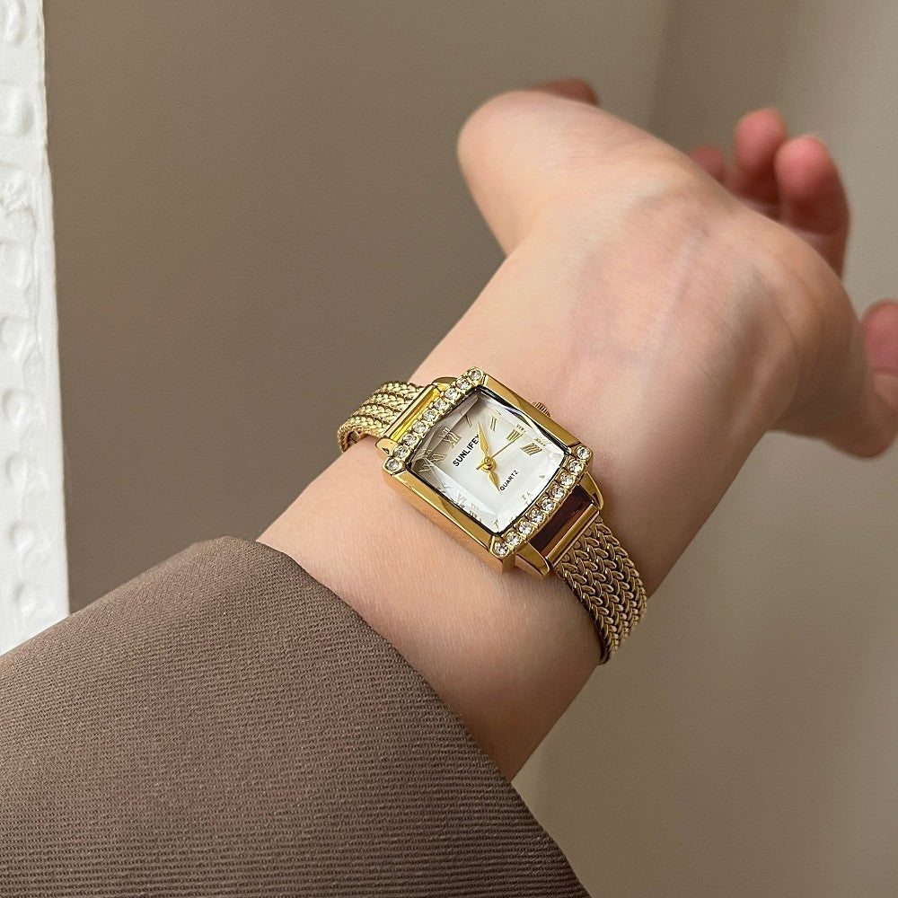 Luxury Rhinestone Chain Watch - DippedShop Wholesale - #9267