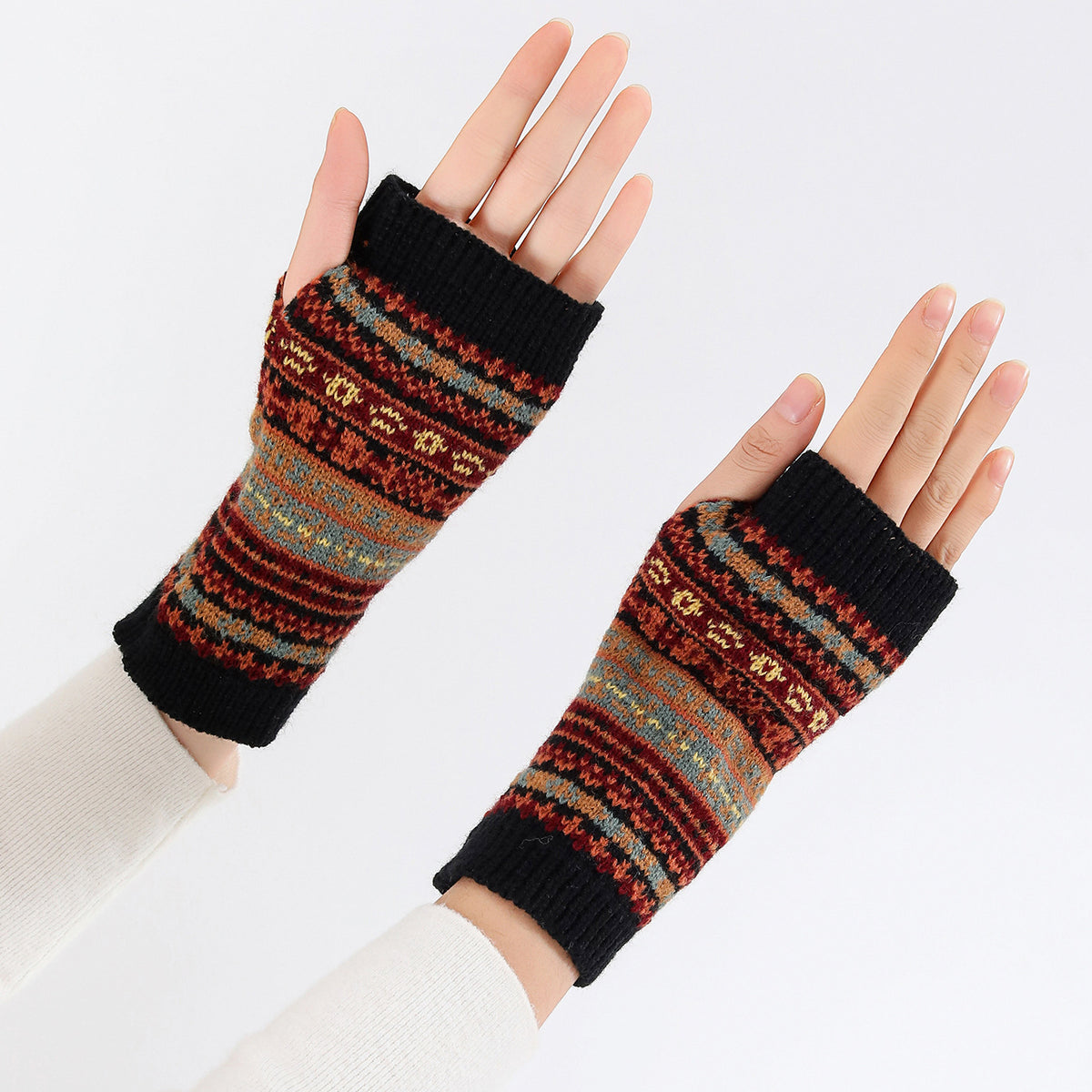 Knit Fingerless Arm Warmers - DippedShop Wholesale - #4163