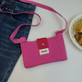 Simple Solid Color Knit Crossbody - DippedShop Wholesale - #7139
