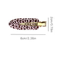 Leopard Print Hair Clip - DippedShop Wholesale - #9123