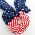 Stylish Star Print High Stretchy Bowknot Hair Tie 8BK6HSR15T