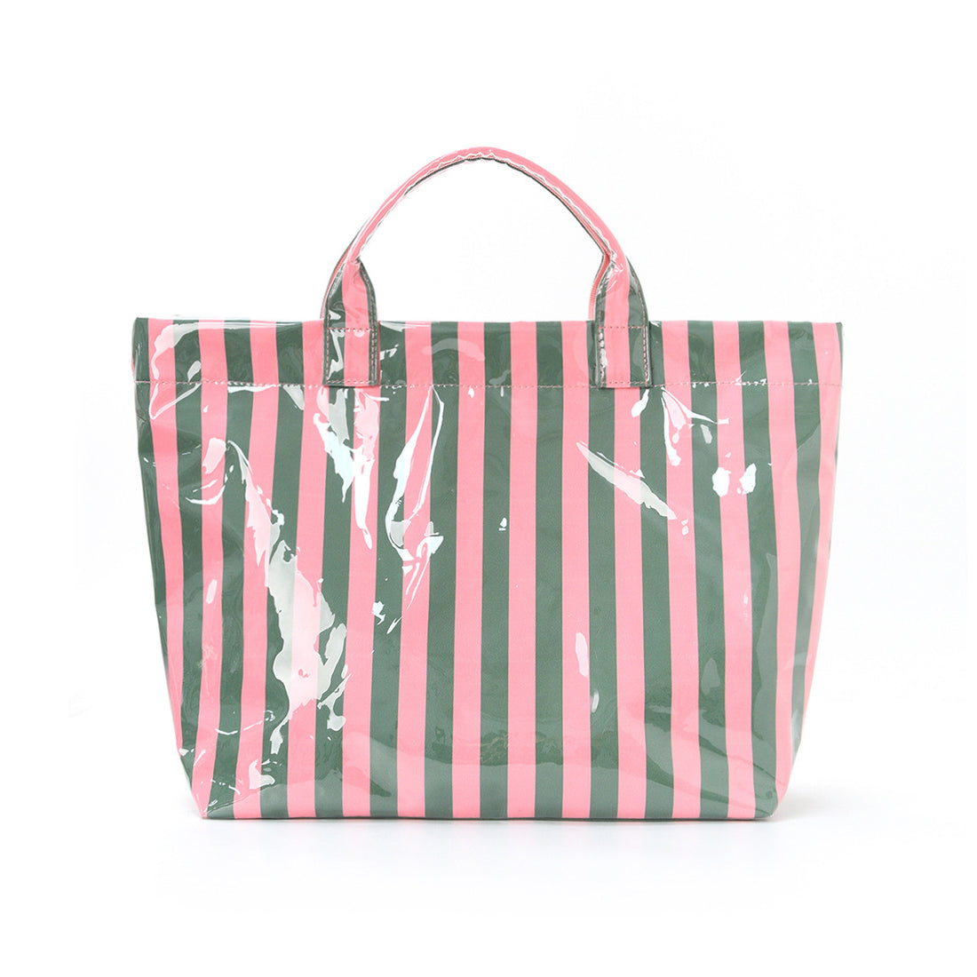Minimalist Color Block Striped Portable Tote Bag MK2BLW6W10BBG585