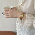Leather Roman Numeral Watch - DippedShop Wholesale - #5603