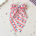 Cute Star Print Color Block Bowknot Hair Tie 8AS6HCP68T