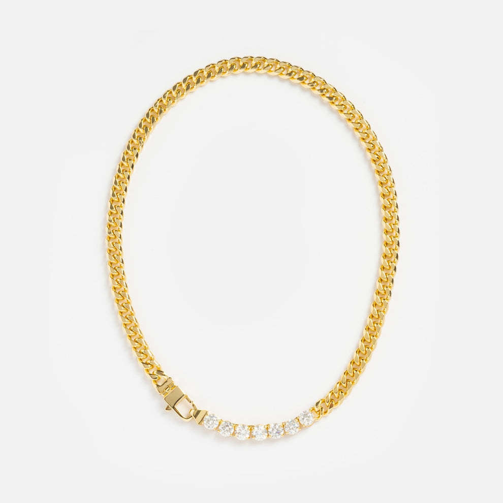 Chunky Rhinestone Choker - DippedShop Wholesale - #3363