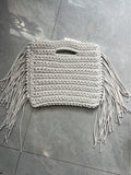 Hand-Woven Tassel Handbag - DippedShop Wholesale - #1427