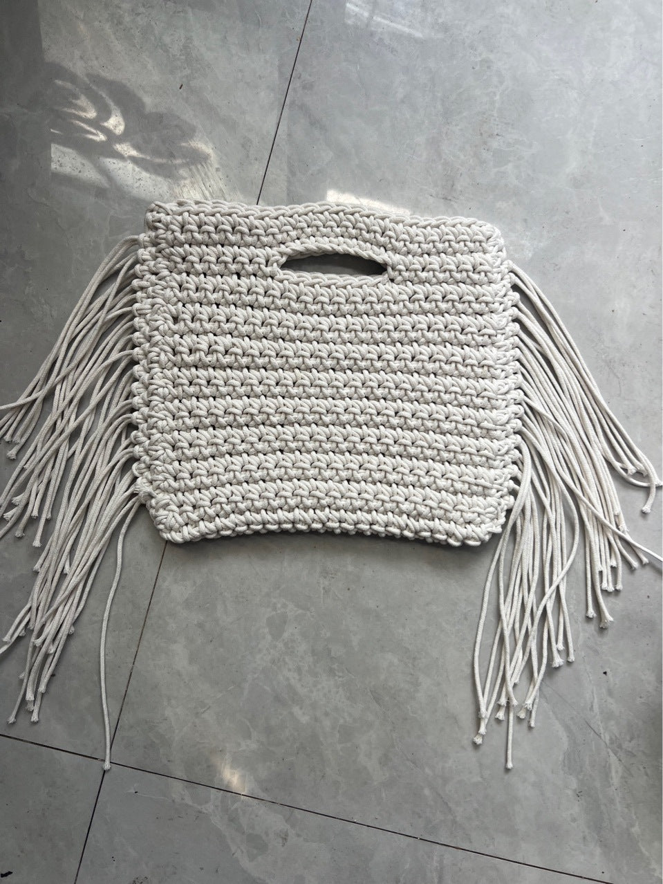Hand-Woven Tassel Handbag - DippedShop Wholesale - #1427