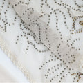 Lace Embroidered Beads Triangle Headscarf MK2BK6W6HHS29