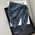 Cashew Print Silk Scarf - DippedShop Wholesale - #9731