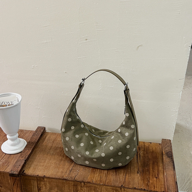 Casual Crescent Polka Dots Crossbody Bag 6W10BBG1852
