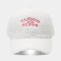 Fashion Bowknot Embroidery Lamb Wool Baseball Cap 6W6HAT526