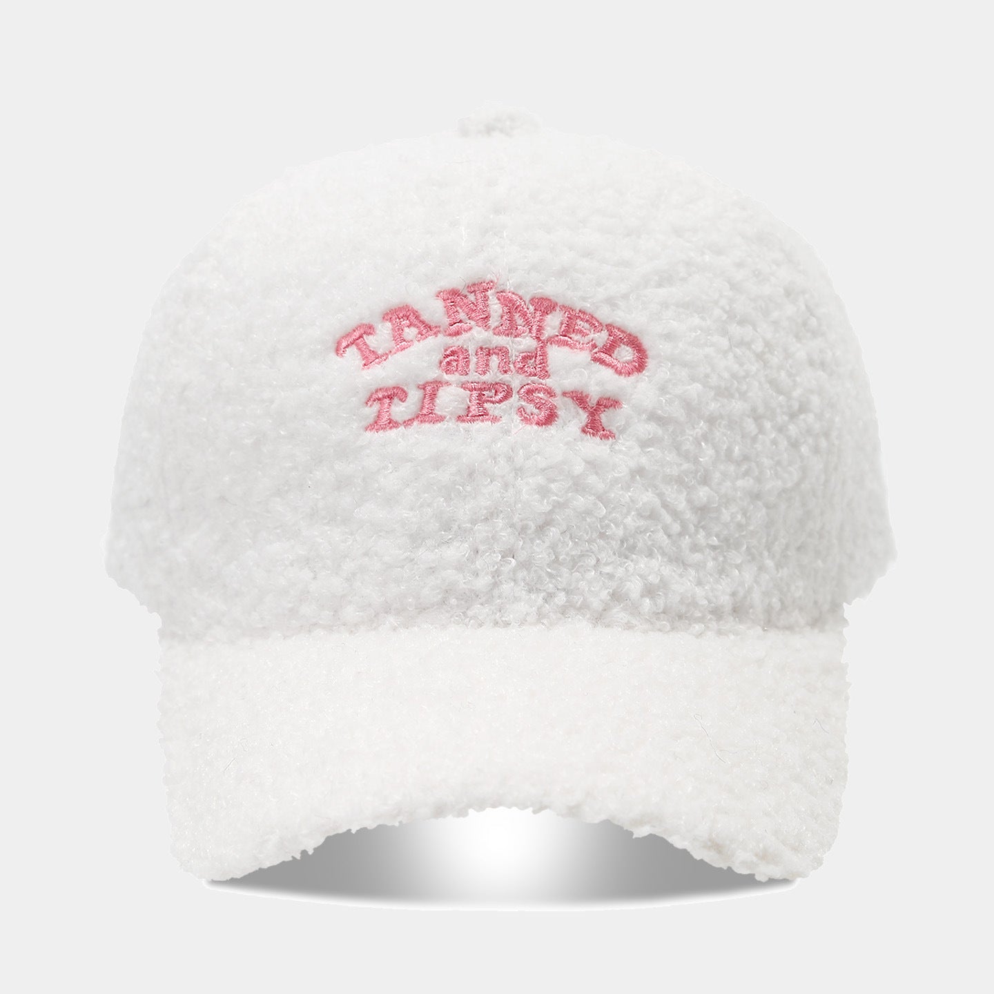 Fashion Bowknot Embroidery Lamb Wool Baseball Cap 6W6HAT526