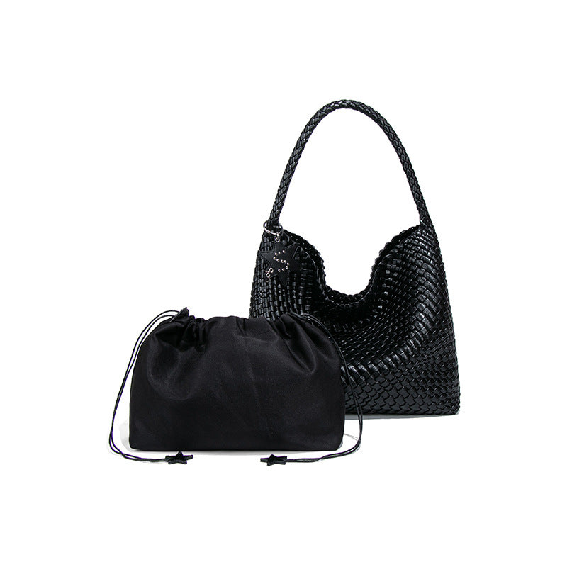 Large Woven Commuter Tote - DippedShop Wholesale - #8691