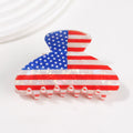 USA Independence Day Flag Hair Clip 8AS6HCP67T