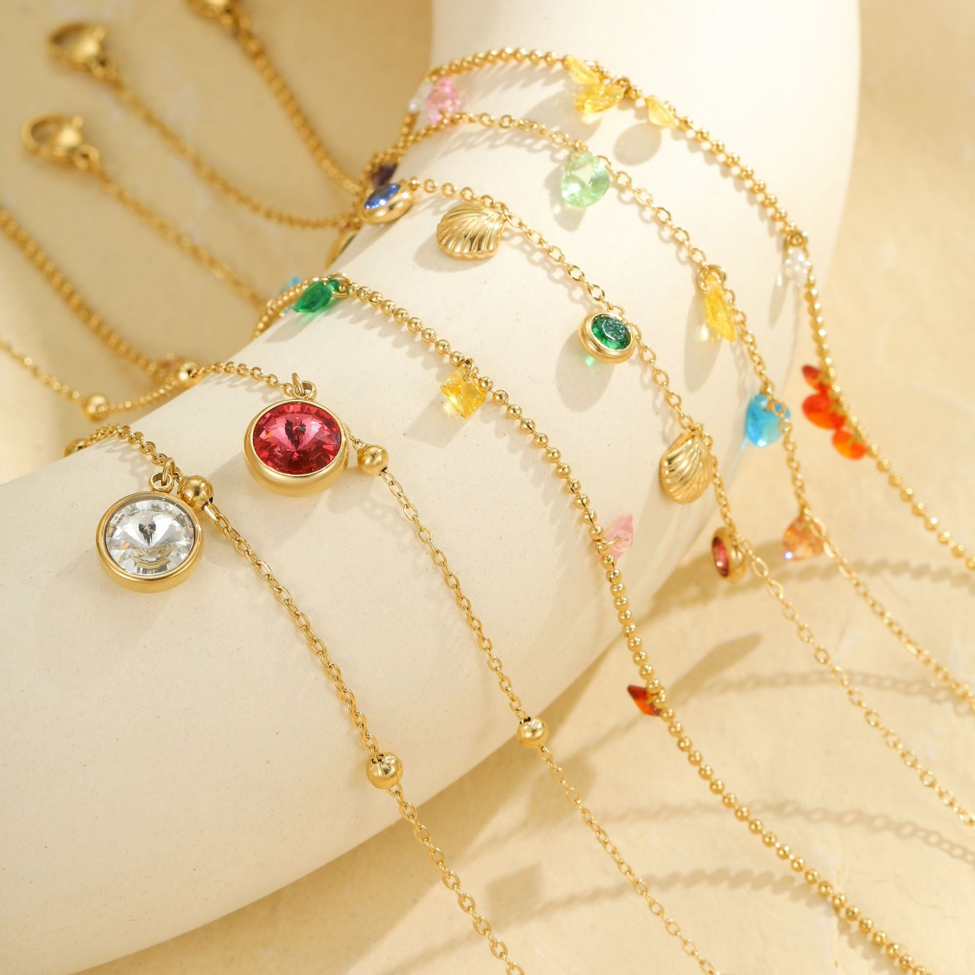 Stylish Multi Color Rhinestone - DippedShop Wholesale - #4307