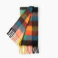 Colorful Plaid Tassel Warm Scarf 6W6NSW275