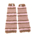 Winter Thicken Plush Striped Knit Slouch Leg Warmers 6W8FSO870