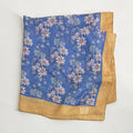 Sweet Butterfly Print Solid Color Silk Scarf 6W6NSI263