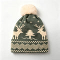 Striped Knit Christmas Beanie - DippedShop Wholesale - #7075