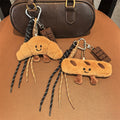 Creative Plush Croissant Pendant Keychain Bag Charm 6W10BBC372