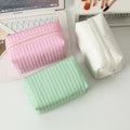 Minimalist Solid Color PU Cosmetic - DippedShop Wholesale - #7715