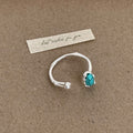 Open Turquoise Ring - DippedShop Wholesale - #0803
