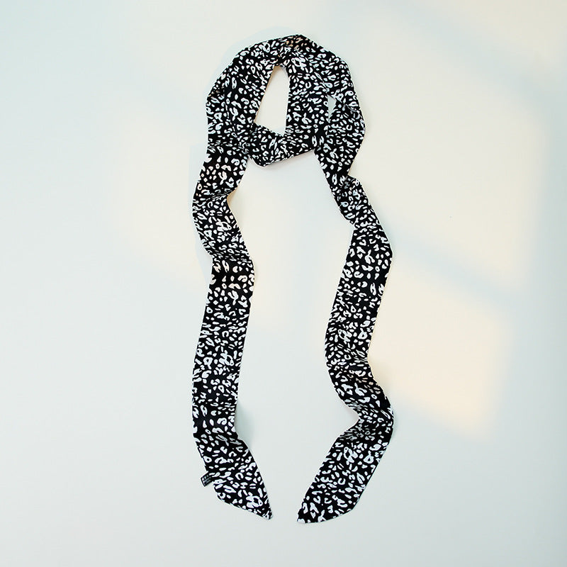 Vintage Leopard Print Silk Scarf 6W6NSI255