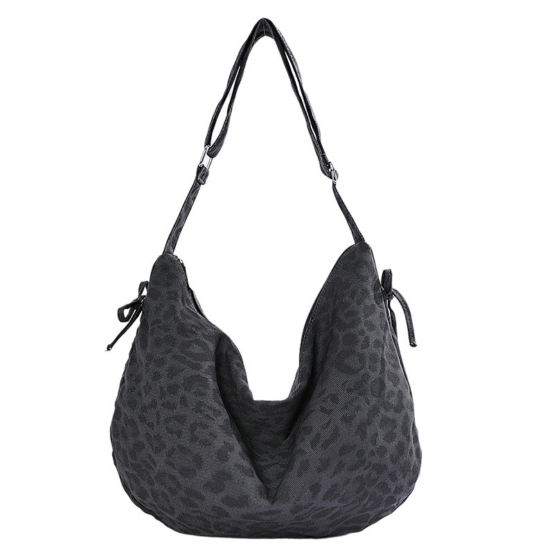 Stylish Leopard Print Large Capacity Hobo Bag 6W10BBG1867
