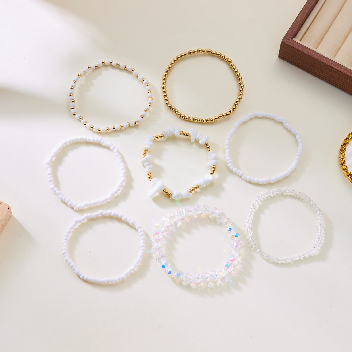 Boho-style Multi Layer Beaded Bracelets 6W6JBR502