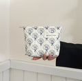 Cute Plaid Pattern Quilted Shell Makeup Bag MK2BW6S10BOB106