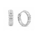 Stylish Snake-bone Rhinestones Hoop Earring 6W6JER584