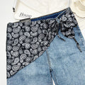 Vintage Cashew Print Mini Skirt 6W6NSI181