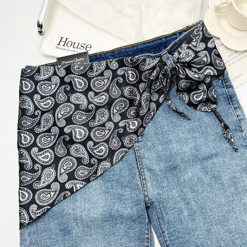Vintage Cashew Print Mini Skirt 6W6NSI181